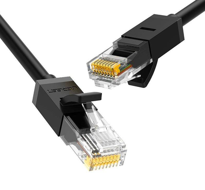 Ugreen 20 meter CAT6 RJ45 Ethernet Network LAN UTP Cable Lead 20 metre black 20m.