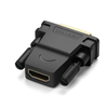 Ugreen DVI male to HDMI female adapter. Bi-Directional Data Transfer. HDMI, DVI-I, DVI-D, 24+1.