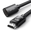 Ugreen HDMI 2.1 Extension Cable 1m Black 8K 60Hz 48Gbps Plug to Socket
