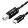 Ugreen USB-C to USB-B Printer Cable 2m 480Mbps Data Sync for Printer Scanner Black US241