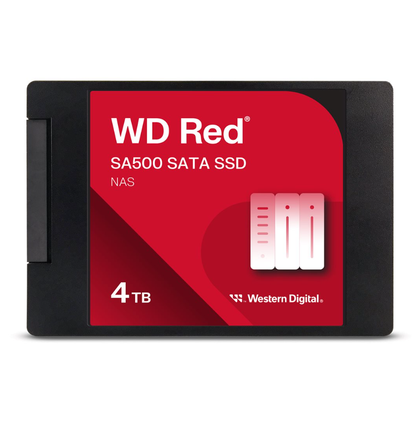 WD Red SA500 4TB Internal SSD SATA 6Gb/s 2.5 Inch 3D NAND WDS400T2R0A