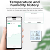 WiFi Smart Humidity Temperature Sensor. Smart Life App Control. Mains Powered via USB Cable. Sensor to App refresh rate, real-time. Round