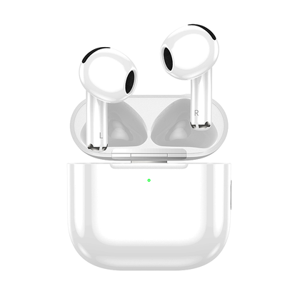 Hoco EW64 Wireless Earbuds Bluetooth 5.3 Earphones with Mic, HiFi Stereo Headphones, Touch Control, White.