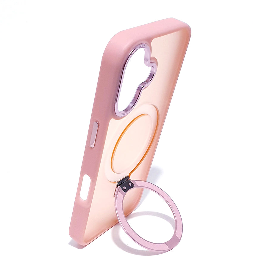 iPhone 16 case. Pink. Magnetic, Magsafe, Kickstand, Armor, Anti-Drop, Shockproof, Rugged, Protective