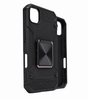 iPhone 11 & iPhone XR phone case black. Square ring kickstand. Armor Anti-Drop Shockproof, Rugged, Protective.