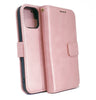 iPhone 11 phone case wallet cover flip anti drop anti slip shockproof rose pink.