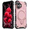iPhone 12 / 12 pro phone case rose gold pink. Magnetic, Magsafe, Armor, Anti-Drop, Shockproof, Rugged, Protective.