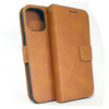iPhone 13 & iPhone 14 Case. wallet cover flip anti drop anti slip shockproof brown
