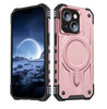 iPhone 15 Case. Rose Gold. Magnetic, Magsafe, Armor, Anti-Drop, Shockproof, Rugged, Protective.