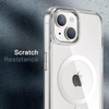 iPhone 15 Magnetic Clear Case MagSafe Compatible Shockproof Anti-Scratch Slim Bumper Cover