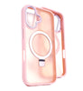 iPhone 16 case. Pink. Magnetic, Magsafe, Kickstand, Armor, Anti-Drop, Shockproof, Rugged, Protective