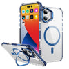 iPhone 17 Clear MagSafe Case with Camera Protection & Kickstand. Anti drop, Shockproof. Blue