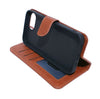 iPhone 17e and 16e phone case wallet cover flip anti drop anti slip shockproof Brown.