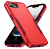 iPhone SE 2022 3rd gen /7/8/SE 2020 case. Symmetry. Red. Armor, Anti-Drop, Shockproof, Rugged, Protective.