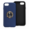 iPhone SE (2022 / 2020) / iPhone 7 / 8 Dual Layer Ring Case Blue Shockproof Cover Magnetic Stand.