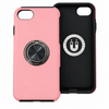 iPhone SE (2022 / 2020) / iPhone 7 / 8 Dual Layer Ring Case Pink Shockproof Cover Magnetic Stand.