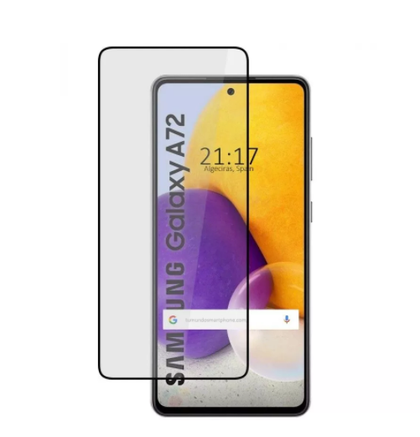 (2 Pack) A72 / A72 5G 5D Samsung Screen Protector tempered glass edge to edge premium - 4 pack.
