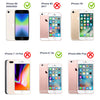(2 Pack) iPhone SE 2022 3rd gen / SE 2020 / 8 / 7 / 6 / 6s Screen Protector tempered glass
