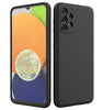 Samsung A33 5G phone case Soft Flexible Rubber Protective Cover black liquid silicone
