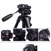 Camera Phone Tripod Portable Foldable, Fully Flexible Mount Tripod, Stand with 3D Head & Quick Release Plate 1.5 M
