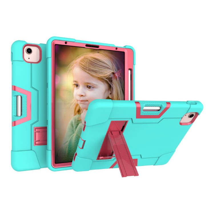 Case for iPad Air 4-2020/21/22 10.9 inch iPad Pro 2018/20/21/22 11 inch Hard Case Survivor shockproof anti drop armor anti-shock with stand mint green