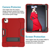 Case for iPad Air 4-2020/21/22 10.9 inch iPad Pro 2018/20/21/22 11 inch Hard Case Survivor shockproof anti drop armor anti-shock with stand red