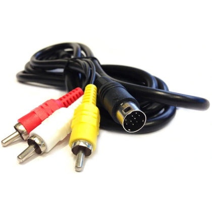 Composite RCA AV Cable Sega Mega Drive 2 compatible TV display cable lead.