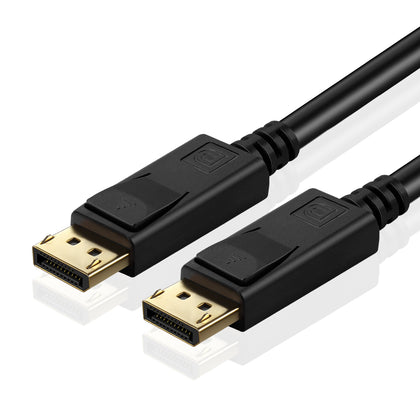 DP cable displayport to displayport cable lead 1.8 metre black.