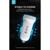 Devia car charger with USB-A to USB-C cable 3.1A Dual Port Car Charger for android iPad with USB C port white
