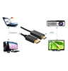 4K DisplayPort DP male to HDMI male cable 1.8m black