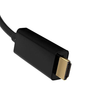 4K DisplayPort DP male to HDMI male cable 1.8m black