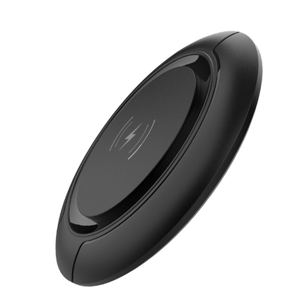 Devia 15W Wireless Ultra Thin Charging Pad Black for iPhone Android devices capable of wireless charging.
