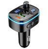 Hoco E62 bluetooth FM transmitter handsfree calling dual car charger USB C PD 20W QC3 USB A flash drive support MP3 / WMA / WAV / FLAC in-car