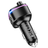 Hoco E62 bluetooth FM transmitter handsfree calling dual car charger USB C PD 20W QC3 USB A flash drive support MP3 / WMA / WAV / FLAC in-car