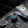 Hoco E62 bluetooth FM transmitter handsfree calling dual car charger USB C PD 20W QC3 USB A flash drive support MP3 / WMA / WAV / FLAC in-car