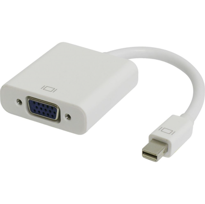 Mini DP Displayport to VGA  15cm Adapter. Male to Female.