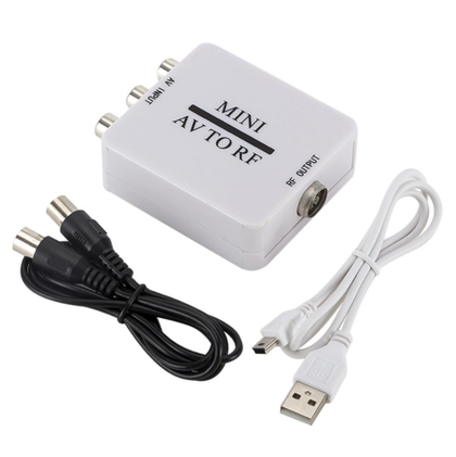 RCA CVSB AV To RF Coaxial Adapter Video Audio.
