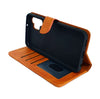 Samsung A13 4G 5G / A04s 5G phone case wallet cover flip anti drop anti slip shockproof brown cover
