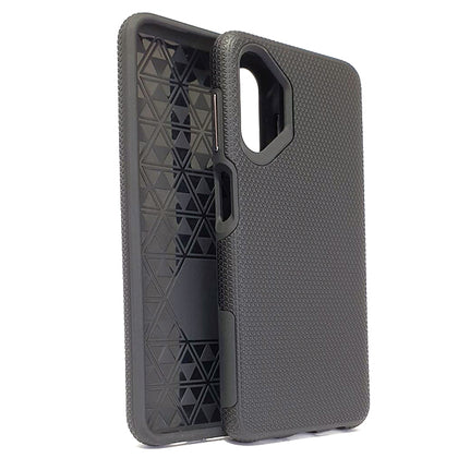 Samsung A13 4G 5G / A04s 5G  phone case anti drop anti slip shockproof rugged dotted black.