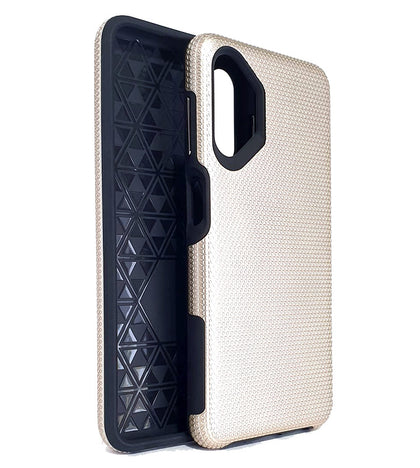 Samsung A13 4G 5G / A04s 5G phone case anti drop anti slip shockproof rugged dotted gold.