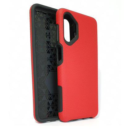 Samsung A13 4G 5G / A04s 5G phone case anti drop anti slip shockproof rugged dotted red.