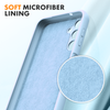 Samsung A14 4G 5G phone case Soft Flexible Rubber Protective Cover light blue liquid silicone