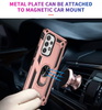 Samsung A23 4G 5G phone case rose gold ring armor anti drop shockproof rugged protective