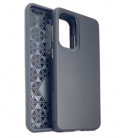 Samsung A33 5G phone case anti drop anti slip shockproof rugged dotted black.