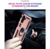 Samsung A34 5G phone case Rose gold ring armor anti drop shockproof rugged protective