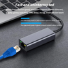 USB 3 to Rj45 Lan Ethernet adapter 1000 Mbps Aluminium compatibility laptop PC  Windows Macbook Android.