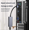 USB 3 to Rj45 Lan Ethernet adapter 1000 Mbps Aluminium compatibility laptop PC  Windows Macbook Android.
