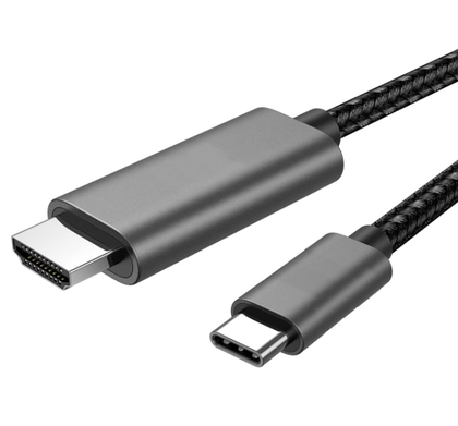 USB C to HDMI Cable. 4k Thunderbolt 3 for Android, iPhone 15, Laptop, MacBook Pro/Air iPad Pro iPad Air 2020-2024 iMac, Surface to TV Monitor 2M UA27.