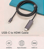 USB C to HDMI Cable. 4k Thunderbolt 3 for Android, iPhone 15, Laptop, MacBook Pro/Air iPad Pro iPad Air 2020-2024 iMac, Surface to TV Monitor 2M UA27