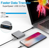 USB C to HDMI Multiport Adapter to USB (3 amp PD power InPut), HDMI 4K and USB-C for Android, iPhone 15, iPad 2020-2023, laptops and Macbooks HB14